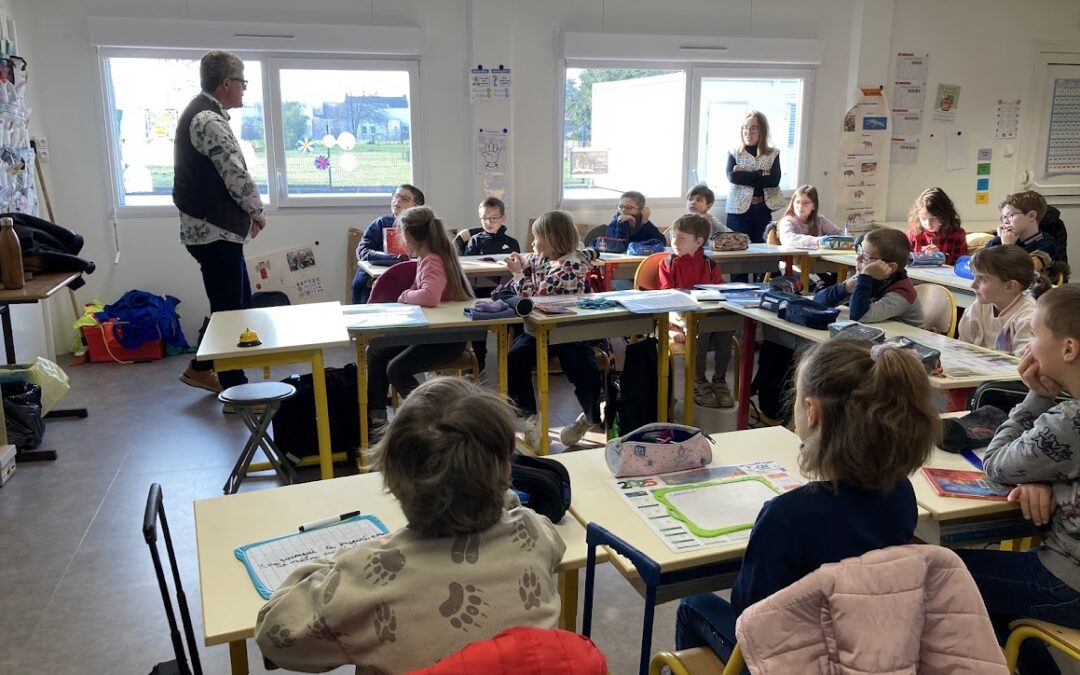 Un auteur dans la classe : Eric Sanvoisin