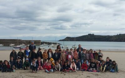 École Saint Joseph : Les CP CE1 CE2 en classe de mer à Plouha.